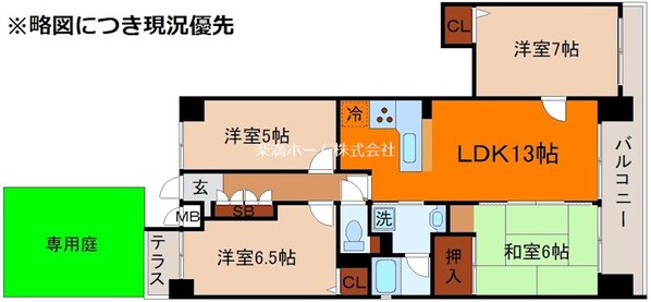 ライオンズマンション烏丸今出川の物件間取画像